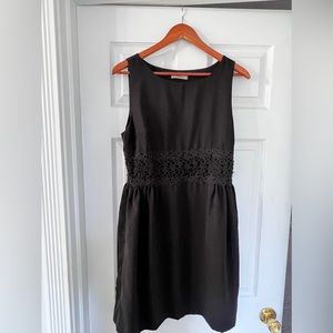 LBD- Black Dress with Waist Detail- Size L